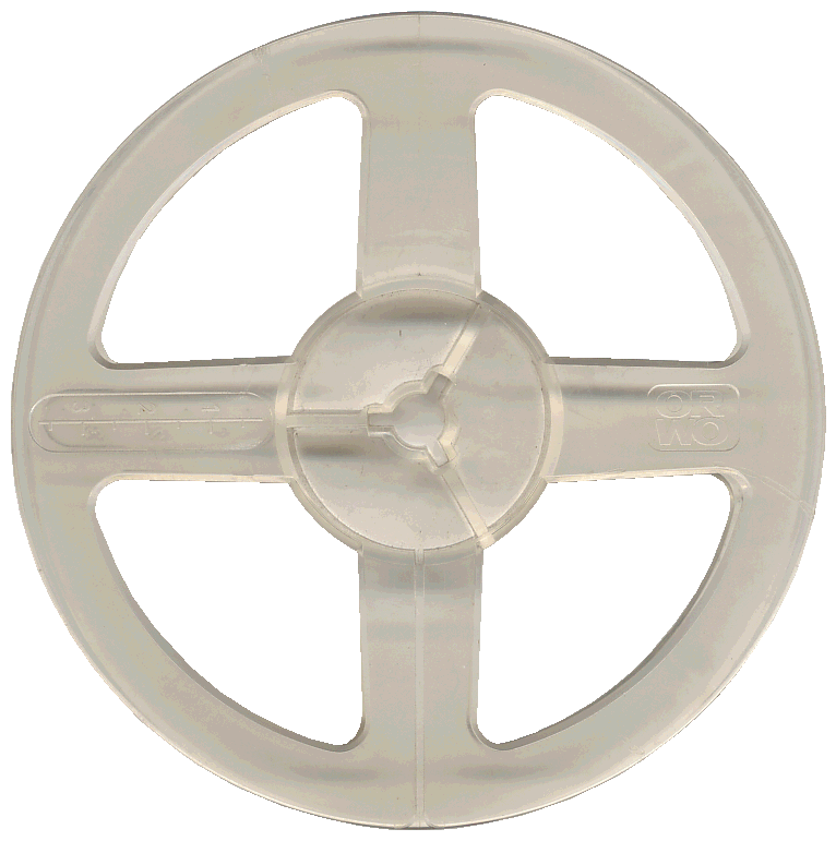 13 cm Spule mit ORWO-Logo