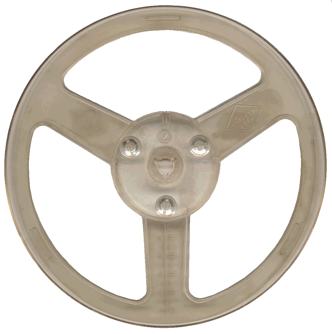 18 cm Spule mit AGFA-Logo