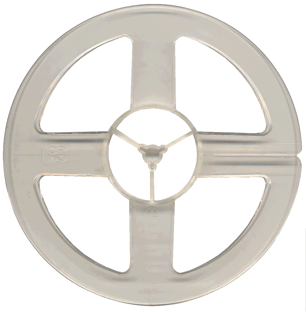 18 cm Spule mit ORWO-Logo