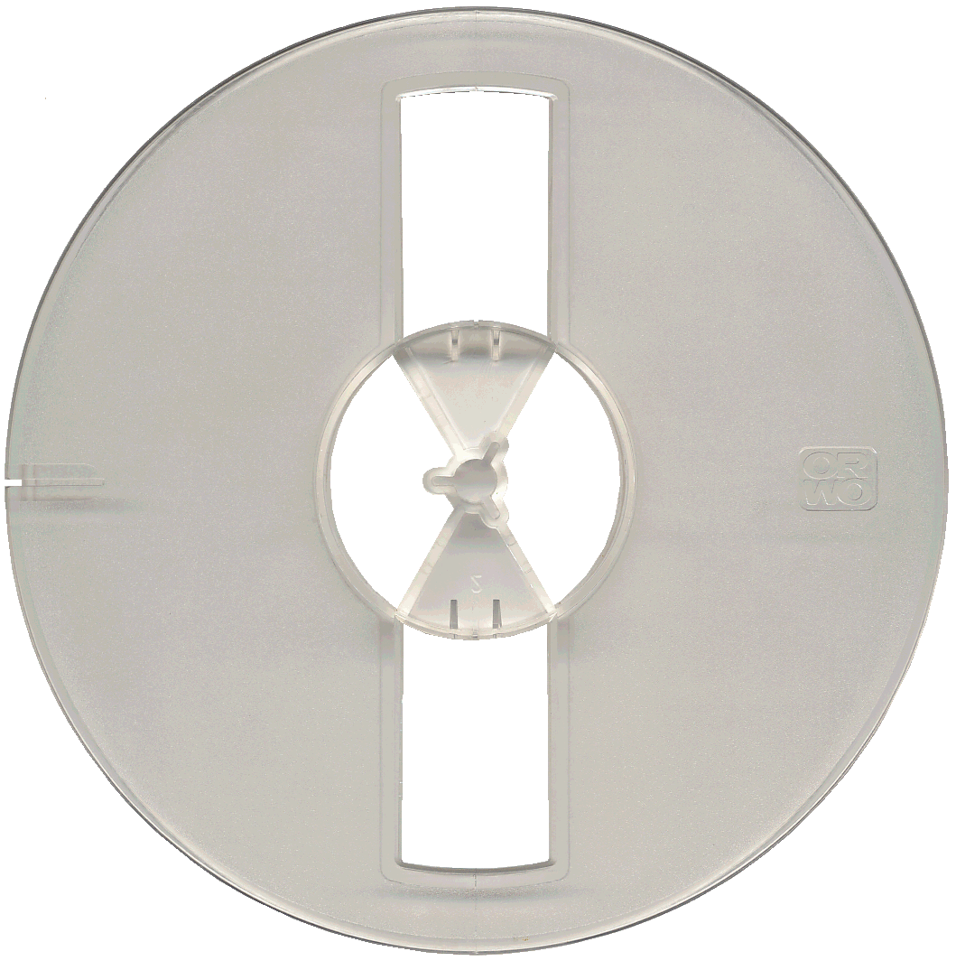 18 cm Spule mit ORWO-Logo